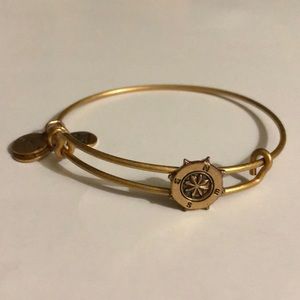 Alex and Ani Compass Gold Bangle